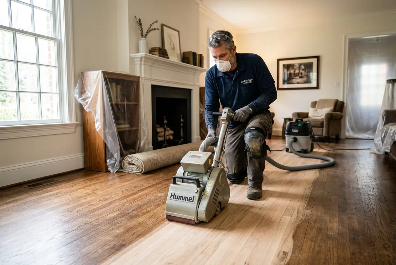 Hardwood Floor Refinishing